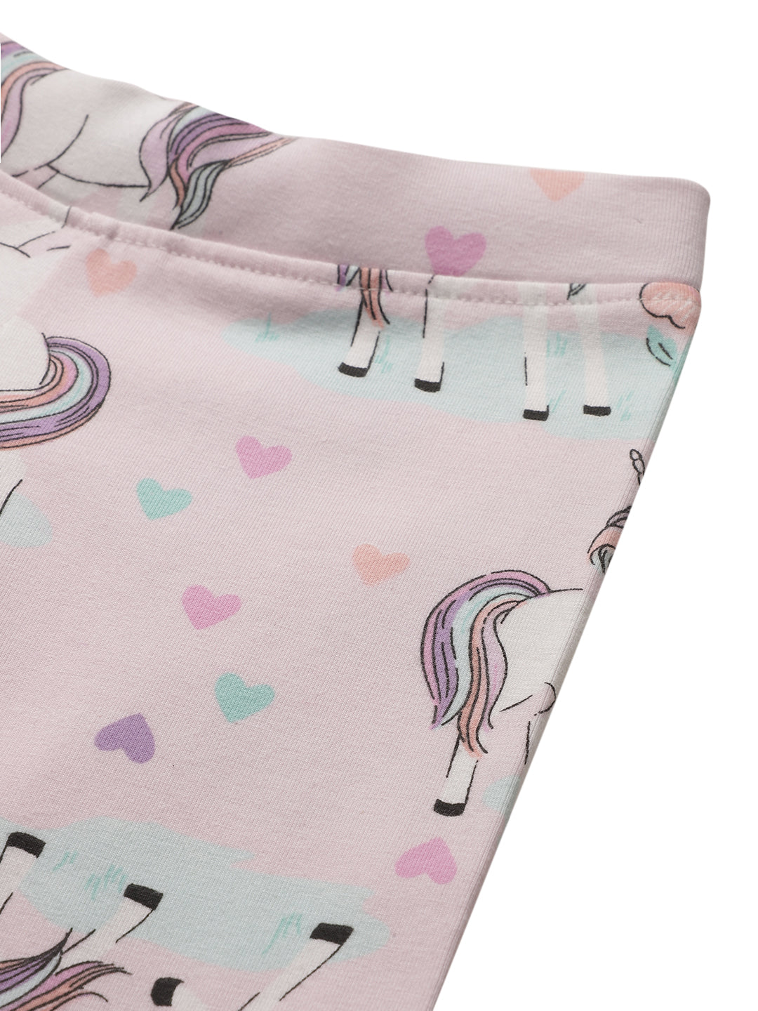 UNICORN HEARTS PINK LEGGING - PINK