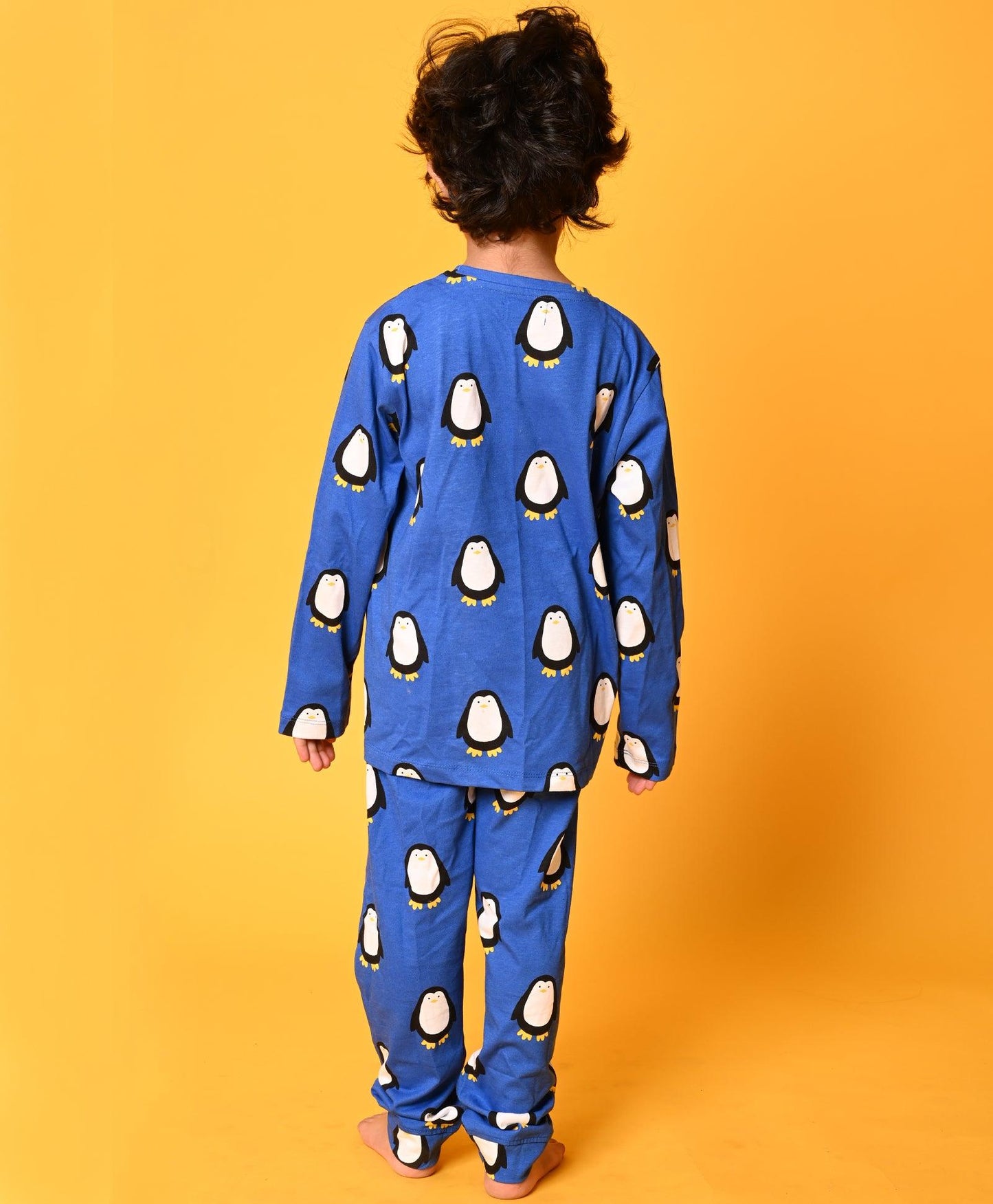 PENGUIN BOYS LONG SLEEVES PYJAMA SET - BLUE