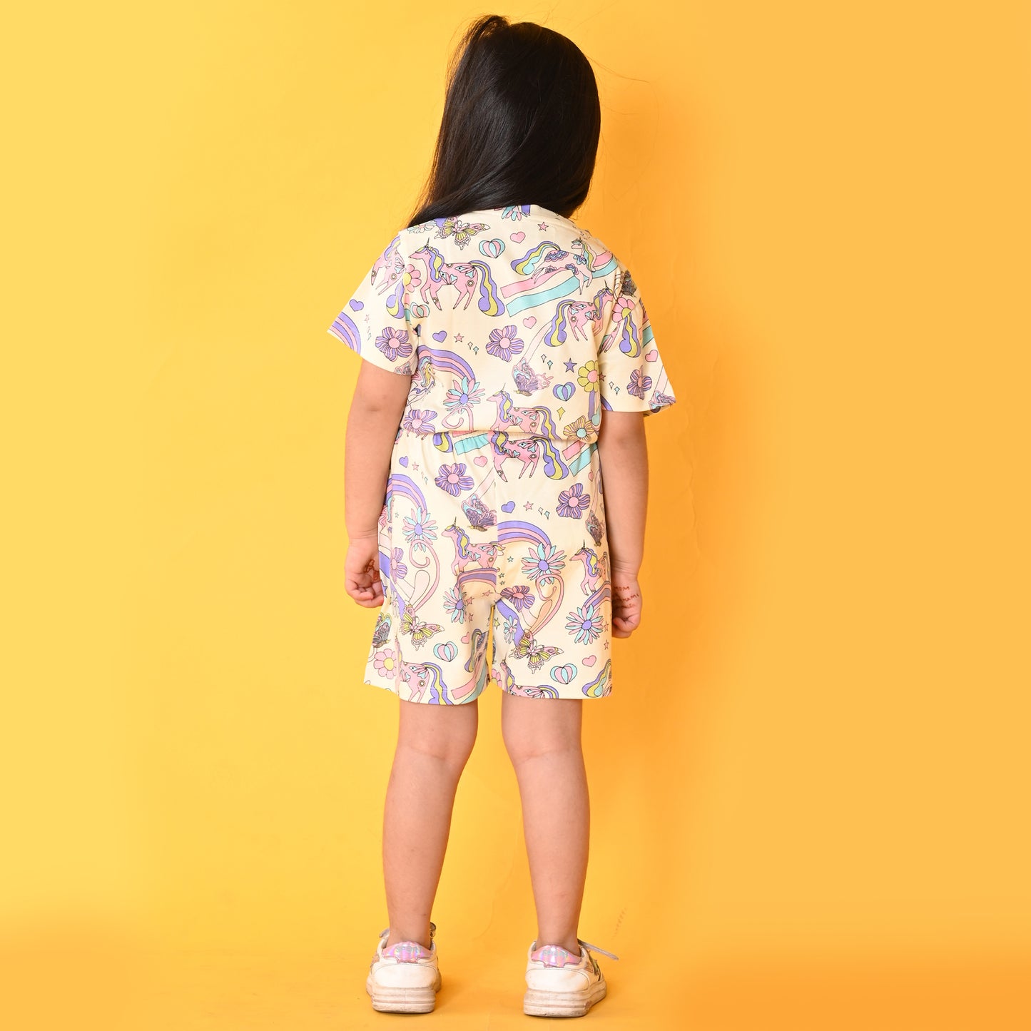 UNICORN BUTTERFLY SLEEPWEAR SHORTS SET