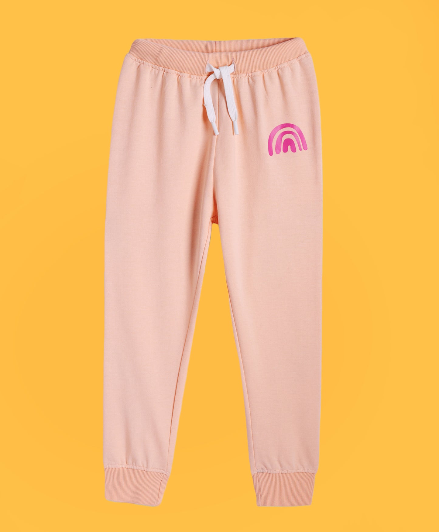 SUMMER BLACK TAPE AND PEACH RAINBOW RAIN JOGGER (PACK OF 2)