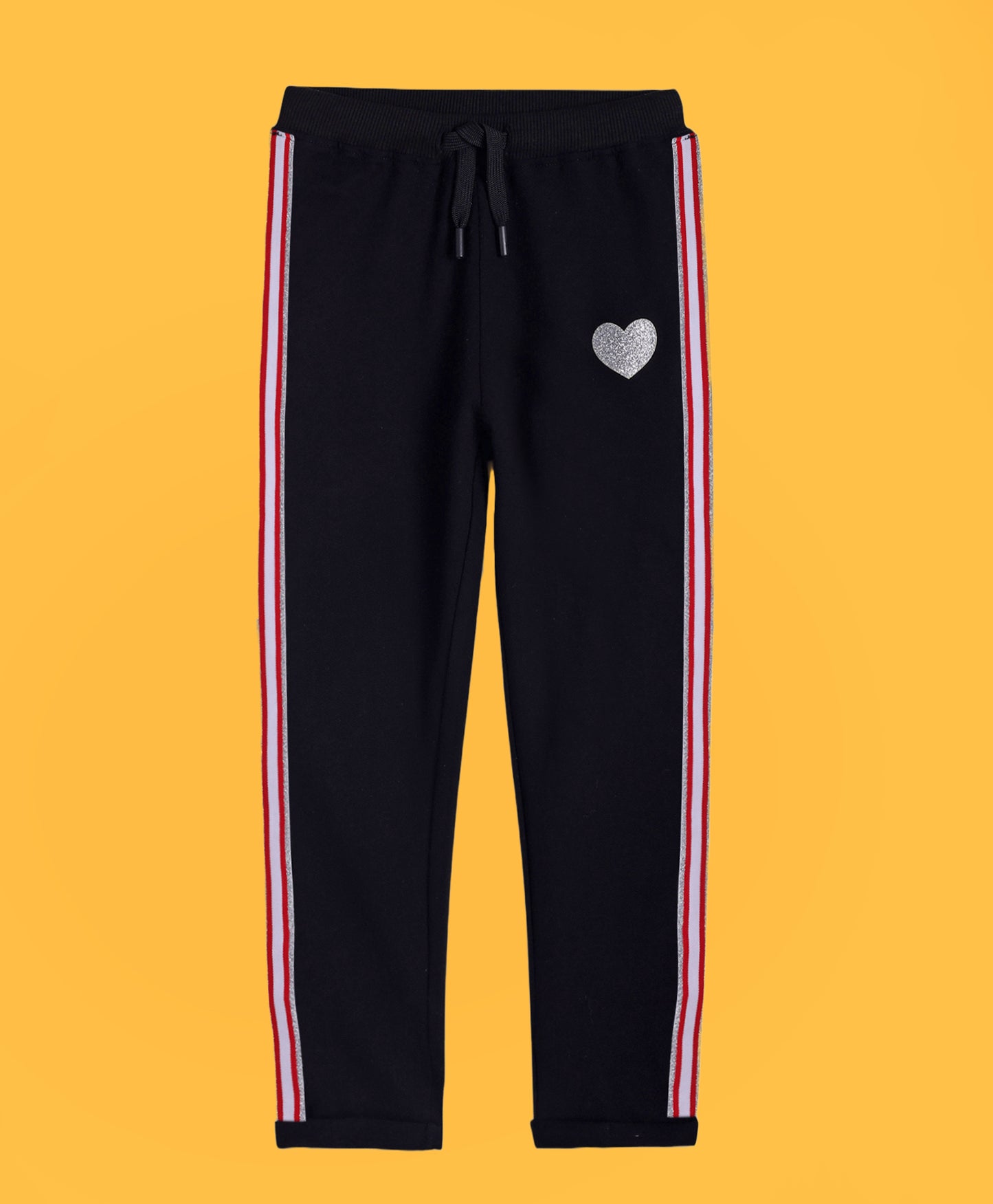 SUMMER BLACK TAPE AND PEACH RAINBOW RAIN JOGGER (PACK OF 2)