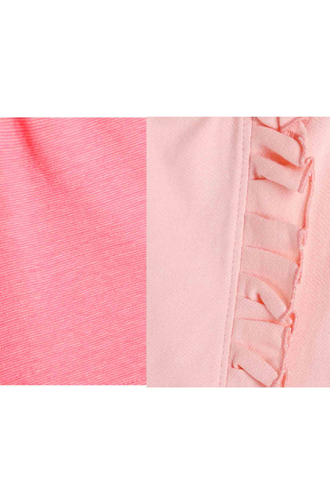 PINK FRILL AND NEON PINK SHORTS (PACK OF 2) - Anthrilo India