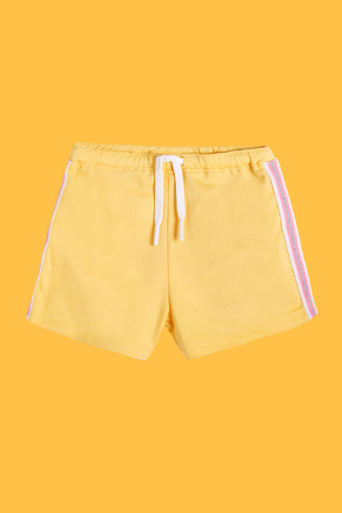 YELLOW SIDE TAPE AND GREEN SIDE TAPE SHORTS (PACK OF 2) - Anthrilo India