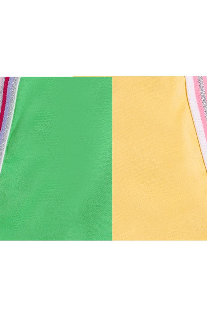 YELLOW SIDE TAPE AND GREEN SIDE TAPE SHORTS (PACK OF 2) - Anthrilo India