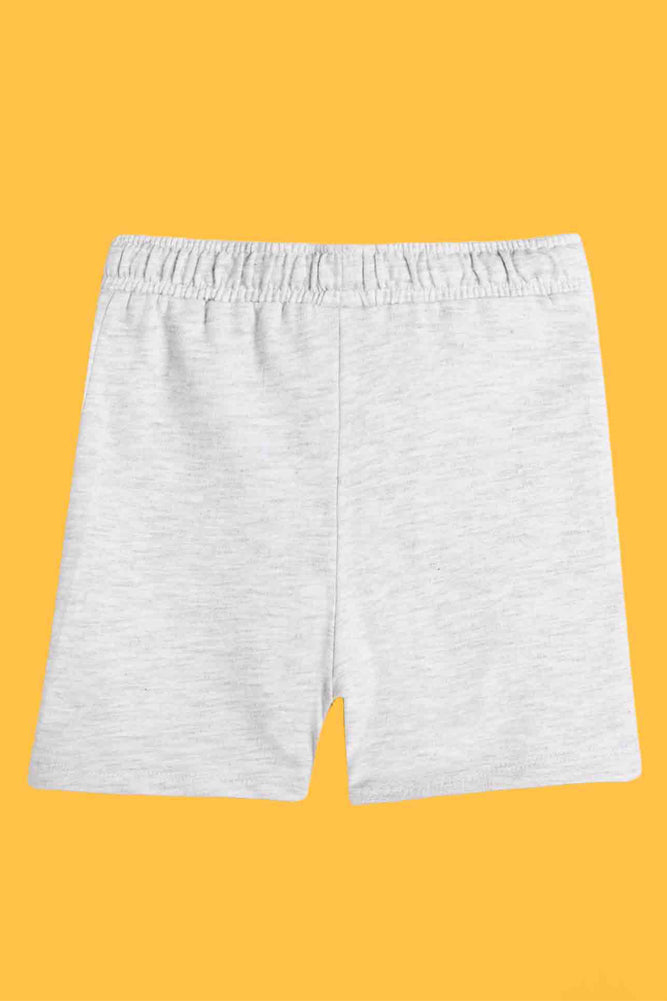 ECRU MELANGE AND SUMMER GREEN SHORTS (PACK OF 2) - Anthrilo India