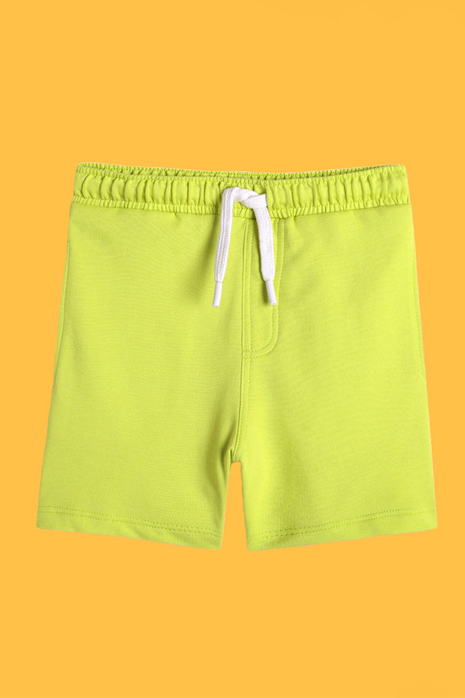 SUMMER NAVY AND SUMMER LIME GREEN SHORTS (PACK OF 2) - Anthrilo India