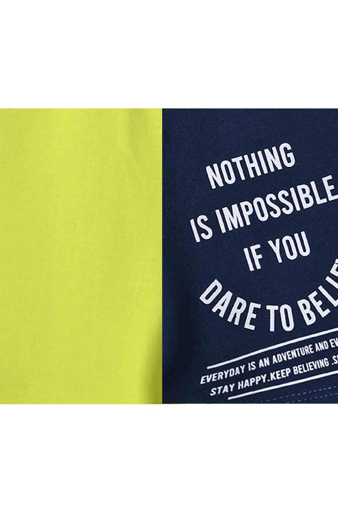 SUMMER NAVY AND SUMMER LIME GREEN SHORTS (PACK OF 2) - Anthrilo India