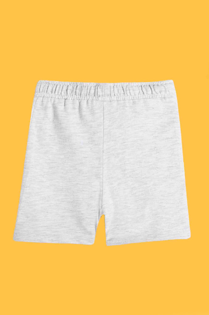 SUMMER OLIVE AND ECRU MELANGE SHORTS (PACK OF 2) - Anthrilo India