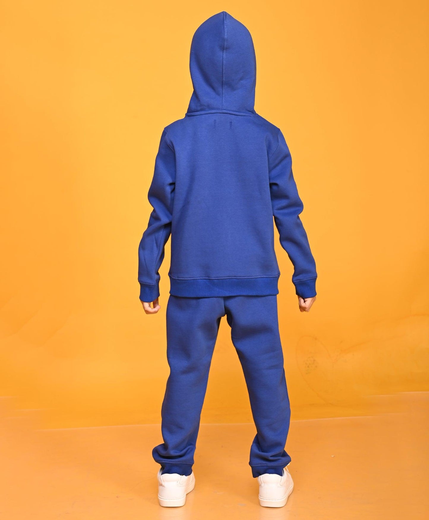 ROYAL FLEECE BOYS ZIPPER HOODIE JOGGER SET - ROYAL