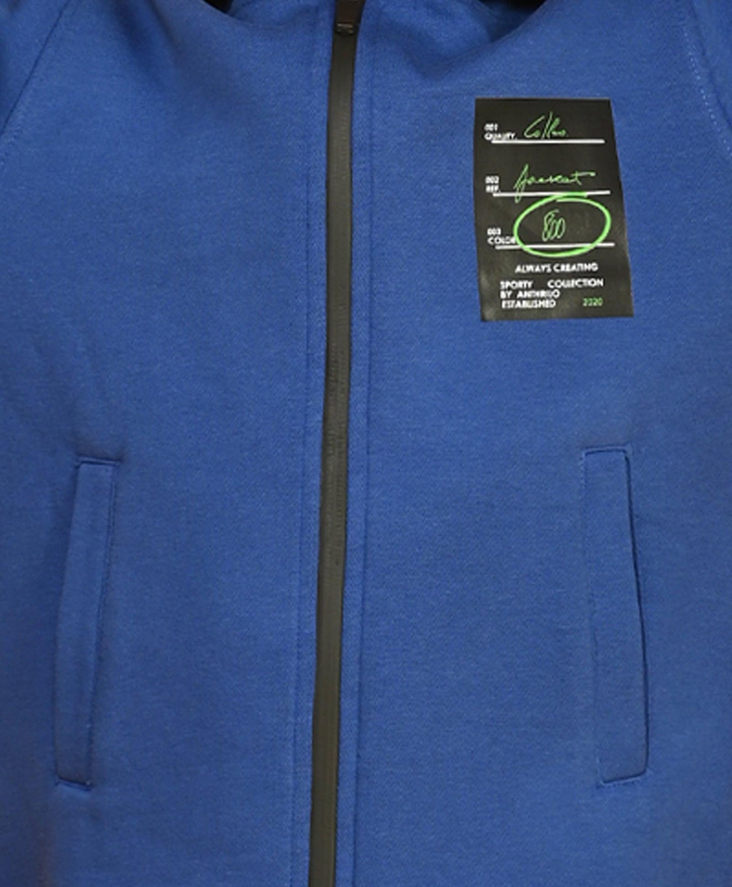 ROYAL FLEECE BOYS ZIPPER HOODIE JOGGER SET - ROYAL