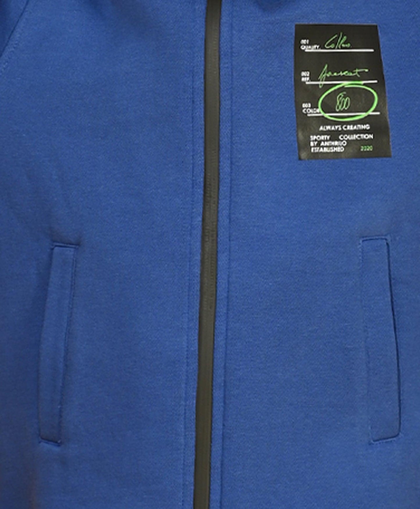 ROYAL FLEECE BOYS ZIPPER HOODIE - ROYAL - Anthrilo