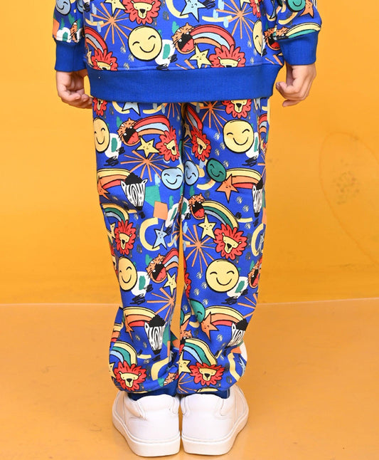 ANIMAL BOYS FLEECE JOGGER - BLUE - Anthrilo