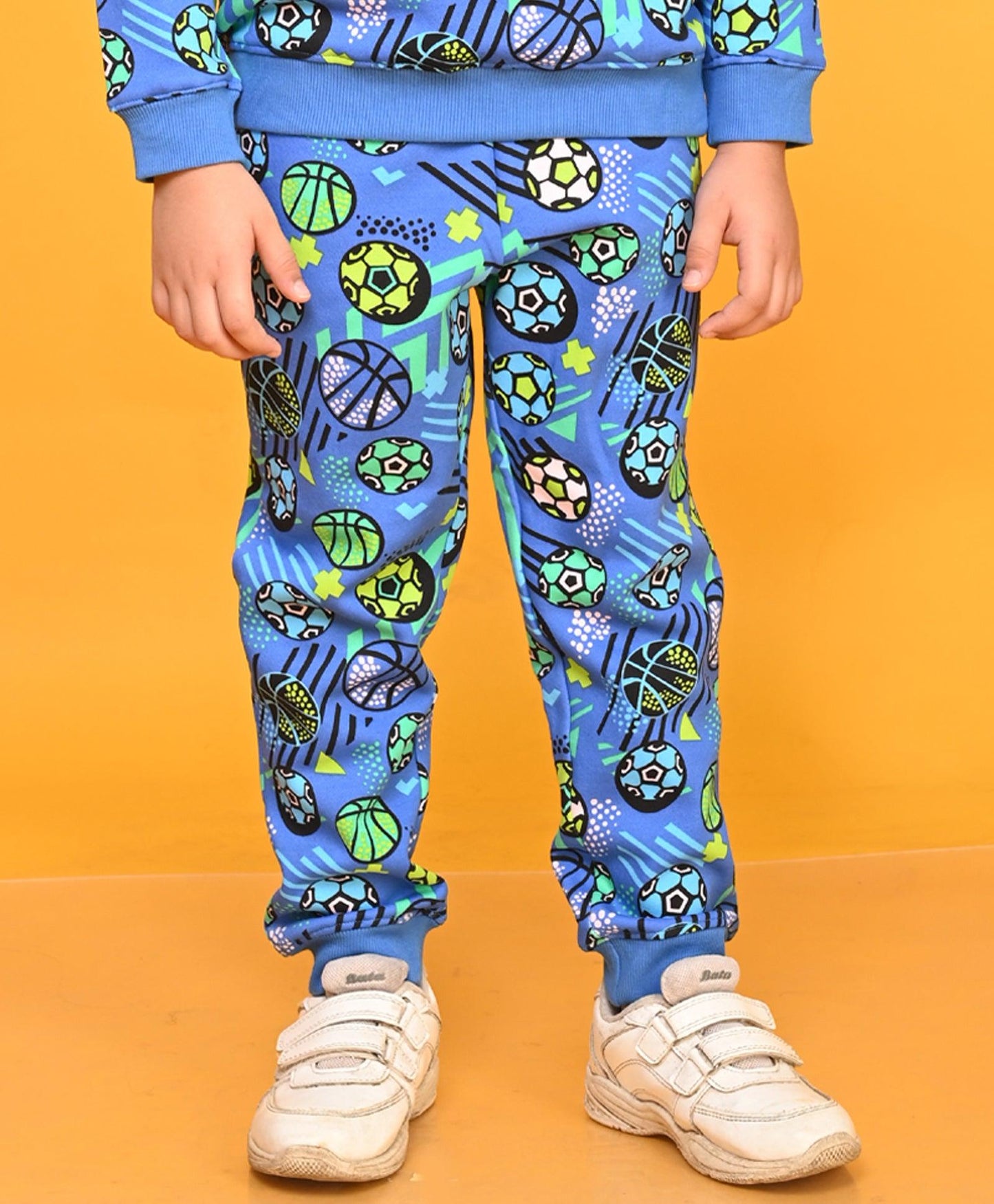FOOTBALL NEW BOYS FLEECE JOGGER - BLUE
