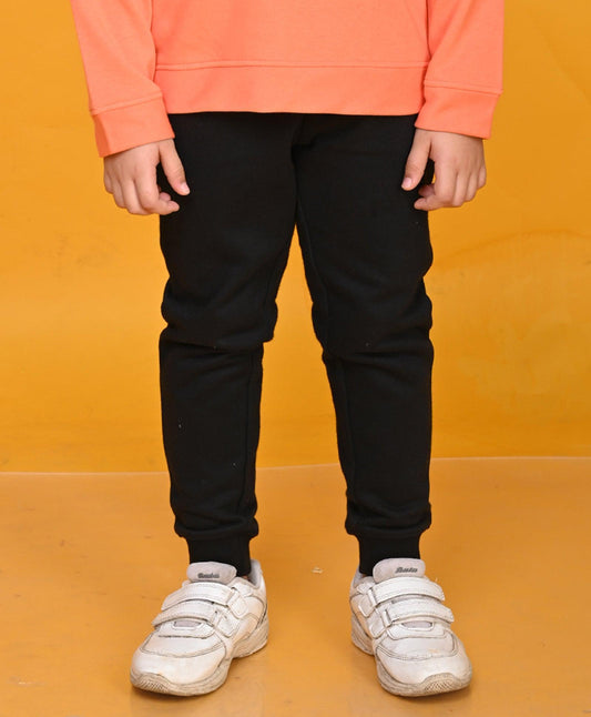 BLACK FLEECE WARM JOGGER - BLACK - Anthrilo