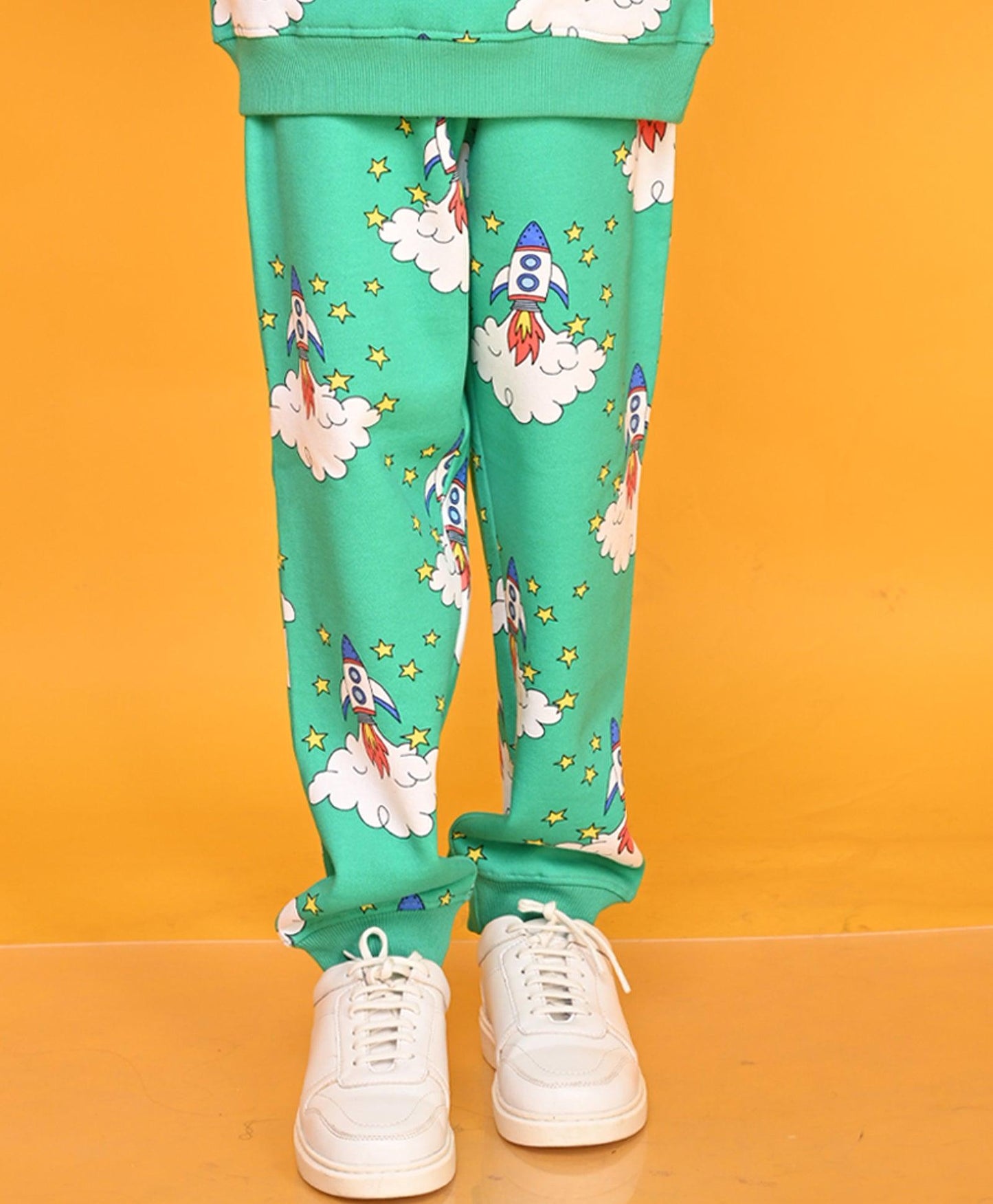 ROCKET GREEN BOYS FLEECE JOGGER - GREEN
