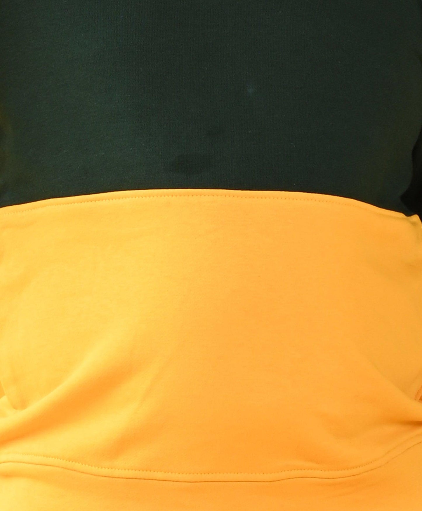 YELLOW GREEN TERRY BOYS HOODIE - YELLOW