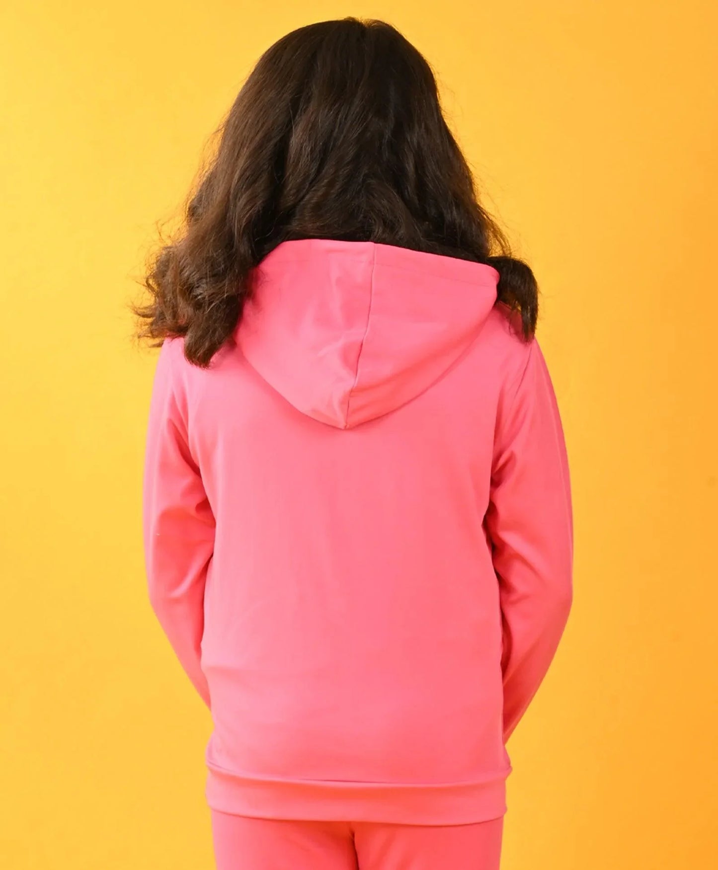 PINK ZIPPER HOODIE ACTIVEWEAR - PINK - Anthrilo