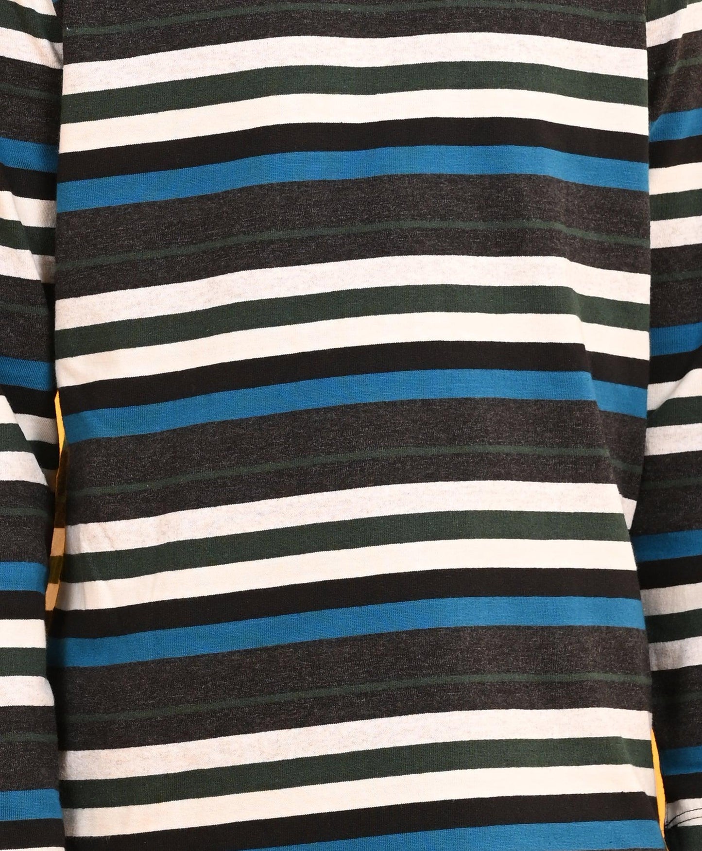 GREY BLUE TURQUOISE STRIPED LONG SLEEVES BOYS PYJAMA SET
