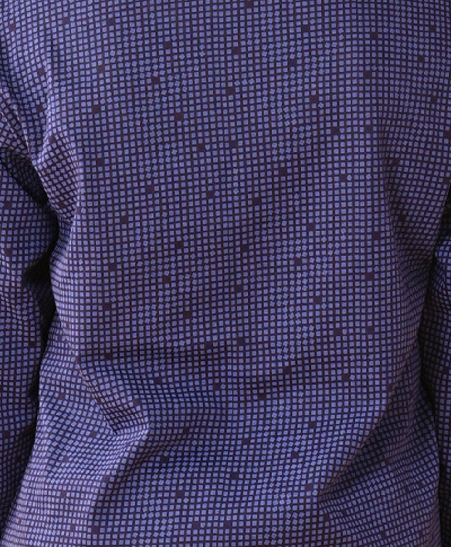 CHECK BLACK PRINT LONG SLEEVE PYJAMA SET - BLUE