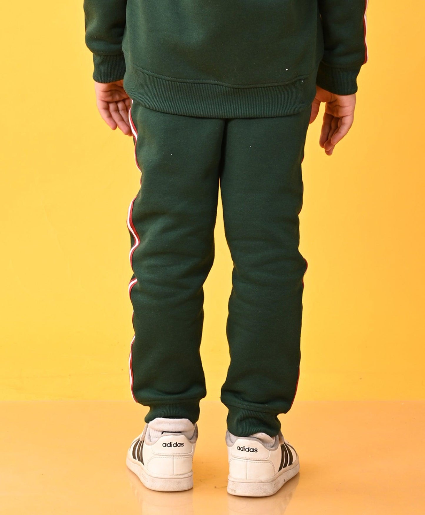 GREEN SIDE TAPE FLEECE BOYS JOGGER - GREEN