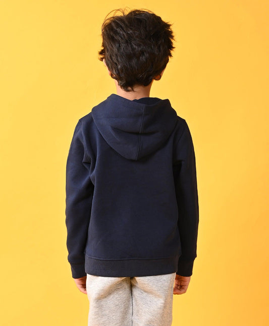 LONDON ENGLAND FLEECE BOYS HOODIE - NAVY - Anthrilo