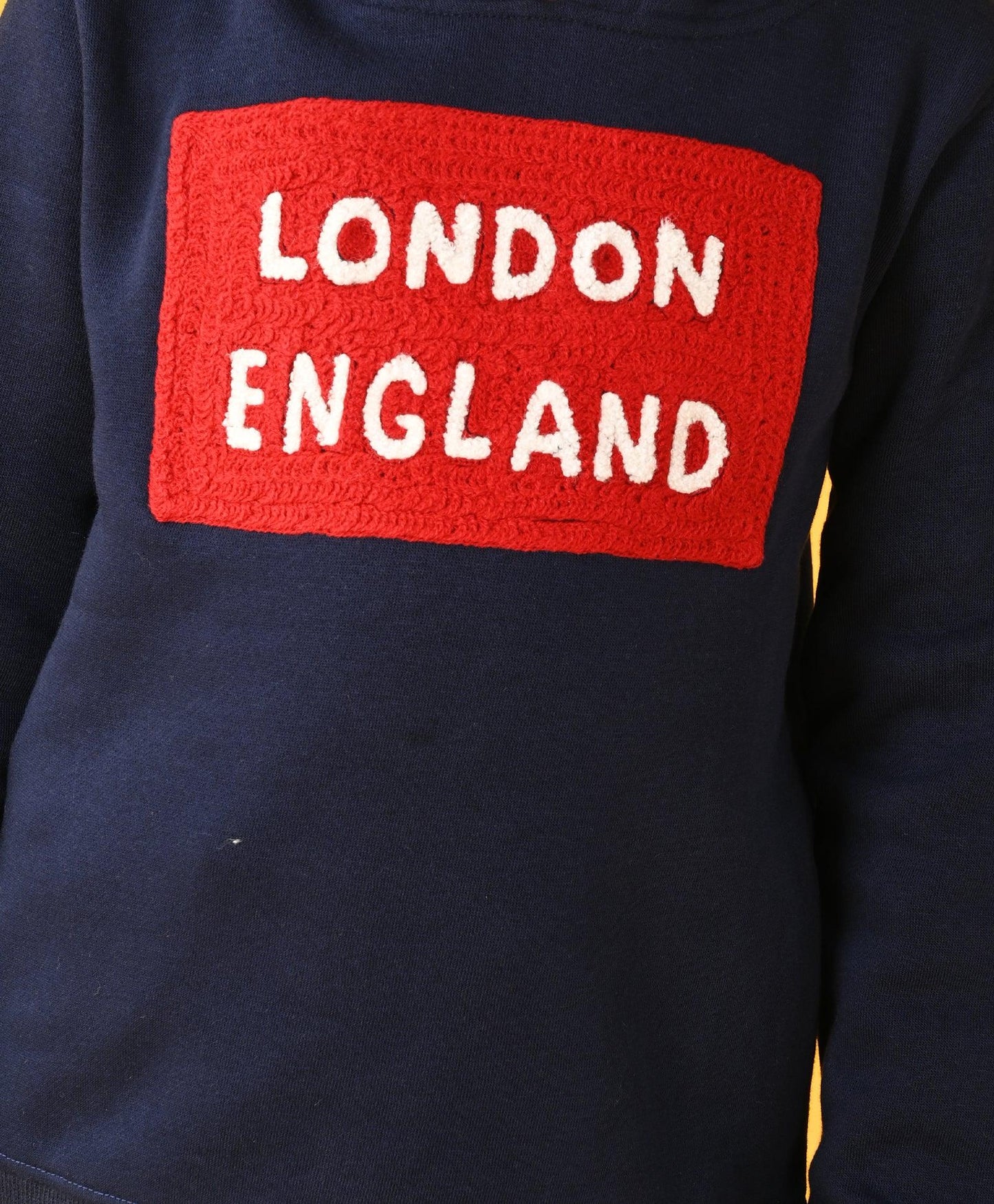 LONDON ENGLAND FLEECE BOYS HOODIE - NAVY