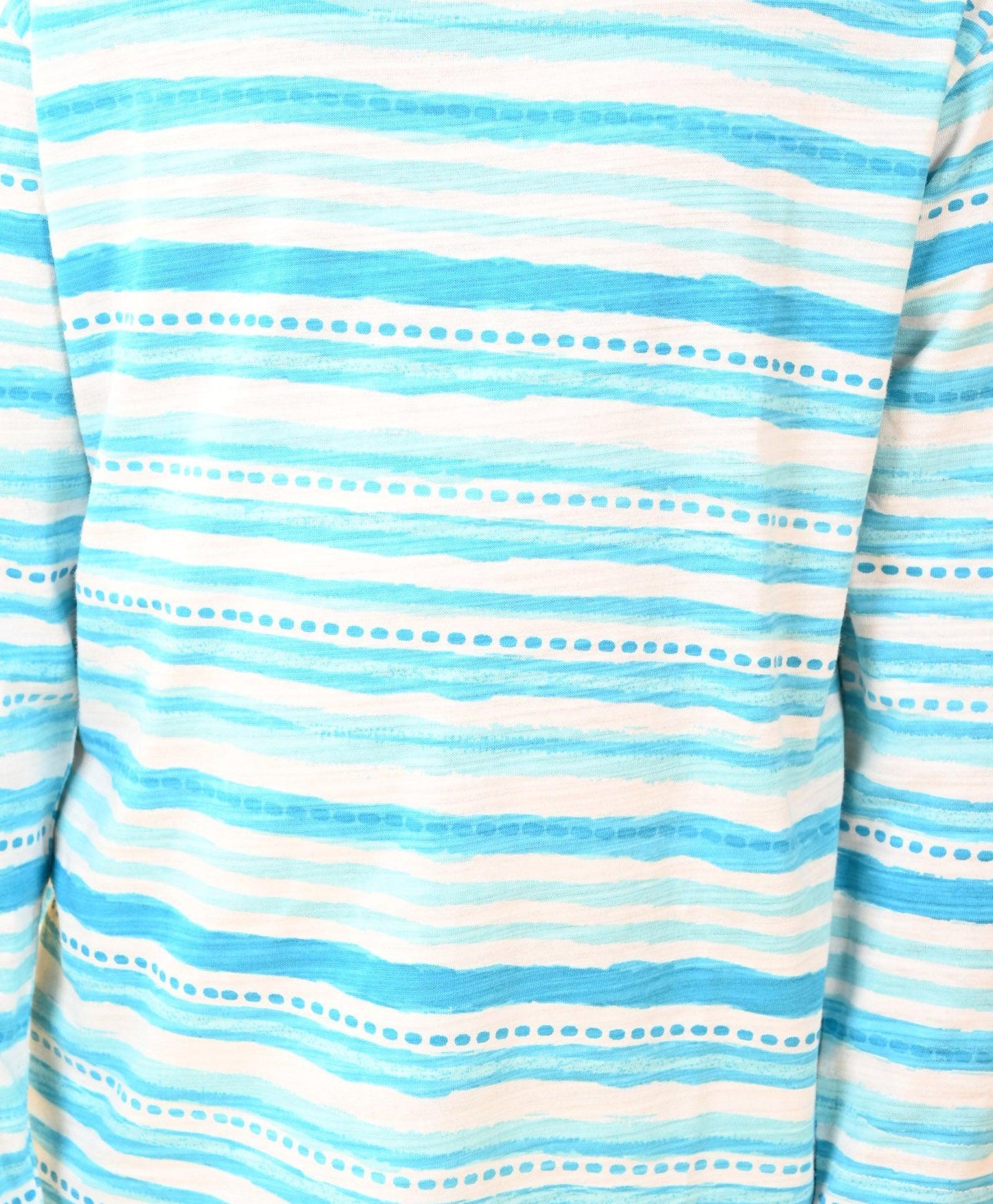 BLUE DOTTED STRIPE T-SHIRT GREY FLEECE JOGGER SET - BLUE / GREY - Anthrilo