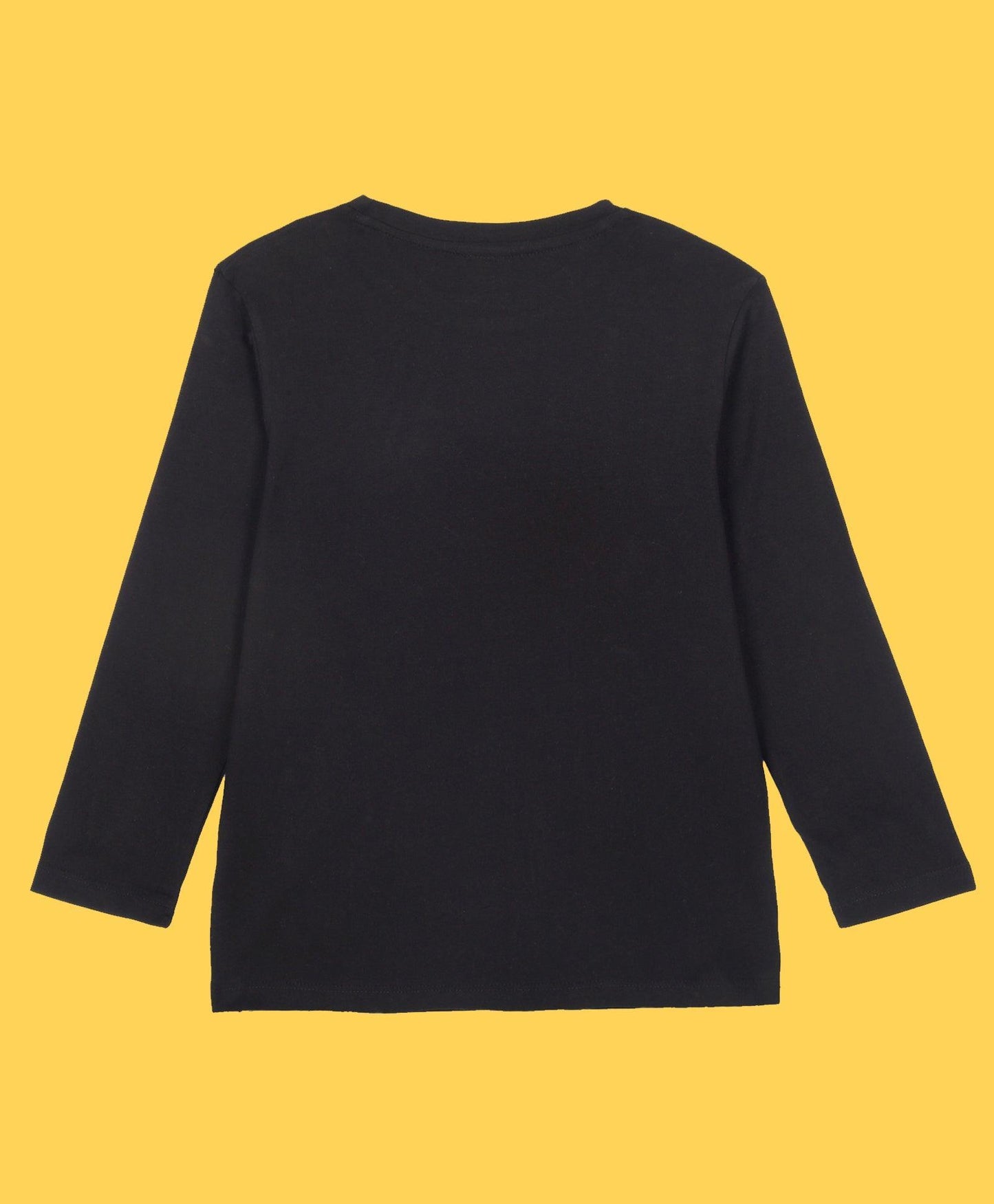 NO SELFIES BOYS LONG SLEEVE T-SHIRT - BLACK - Anthrilo