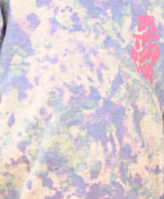 TIE DYE ECRU MELANGE TERRY SWEATSHIRT D - ECRU - Anthrilo