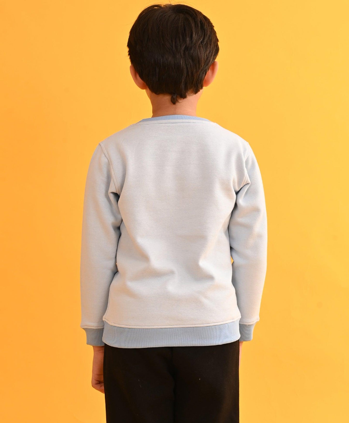 XPLR SKY FLEECE ROUND NECK FLEECE SWEATSHIRT - SKY
