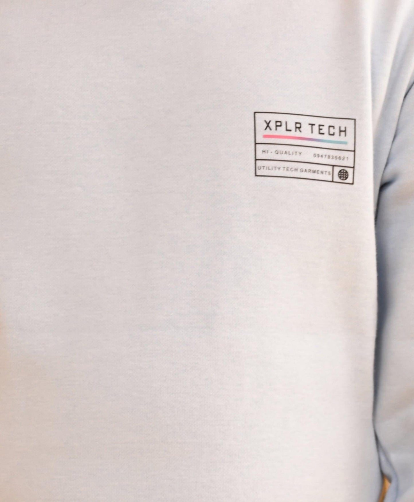 XPLR SKY FLEECE ROUND NECK FLEECE SWEATSHIRT - SKY