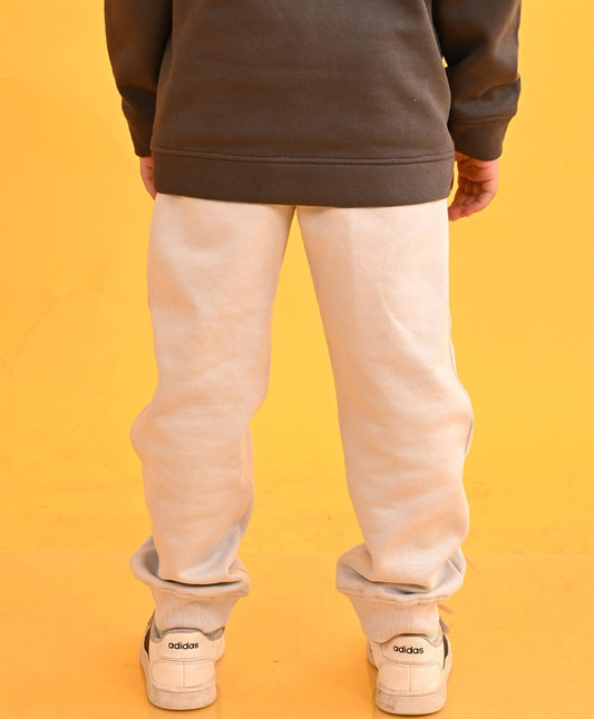 LIGHT GREY TMR FLEECE BOYS JOGGER - LIGHT GREY - Anthrilo