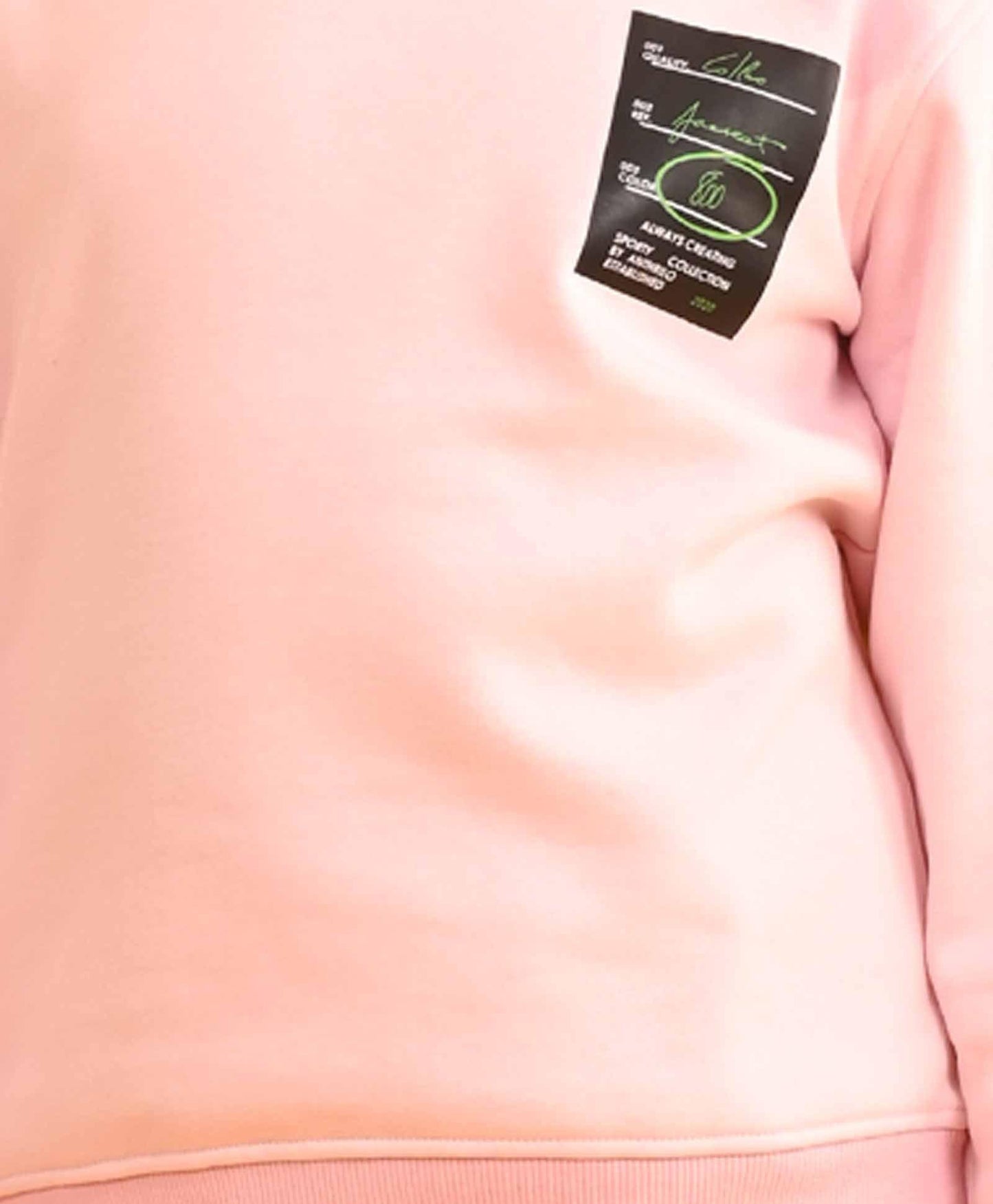 SPORTY COLLECTION PINK FLEECE SWEATSHIRT - PINK - Anthrilo