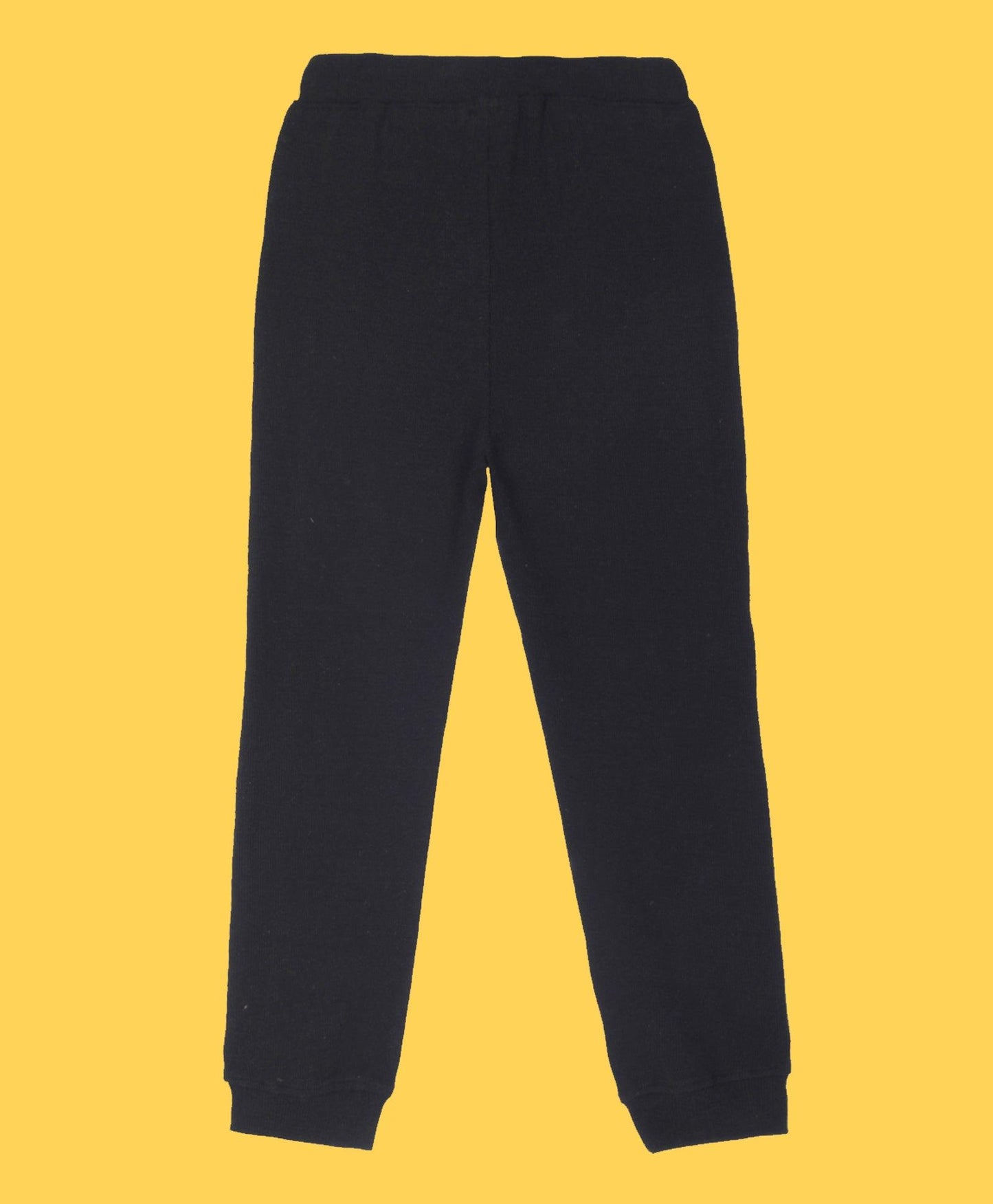 BLACK TERRY JOGGER - BLACK