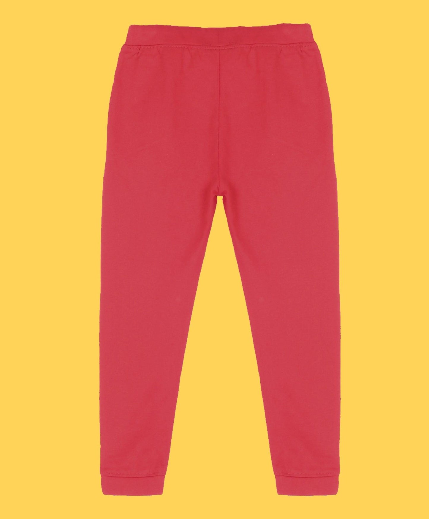 RED TERRY JOGGER - RED