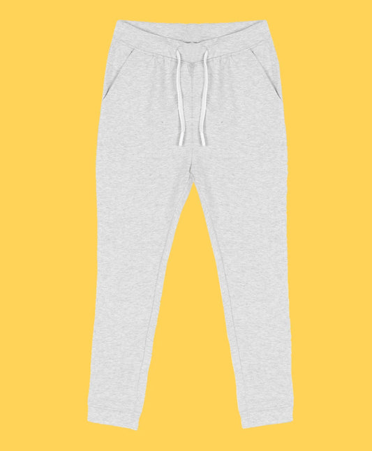 ECRU MELANGE TERRY JOGGER - GREY - Anthrilo