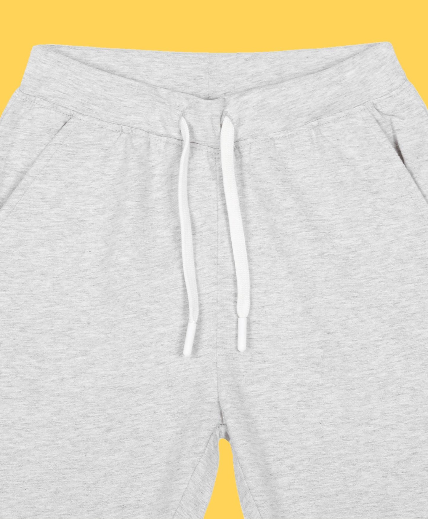 ECRU MELANGE TERRY JOGGER - GREY - Anthrilo