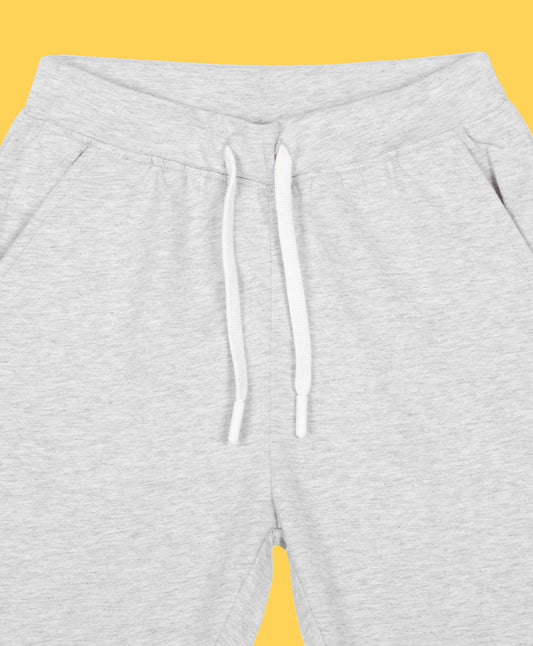 ECRU MELANGE TERRY JOGGER - GREY - Anthrilo