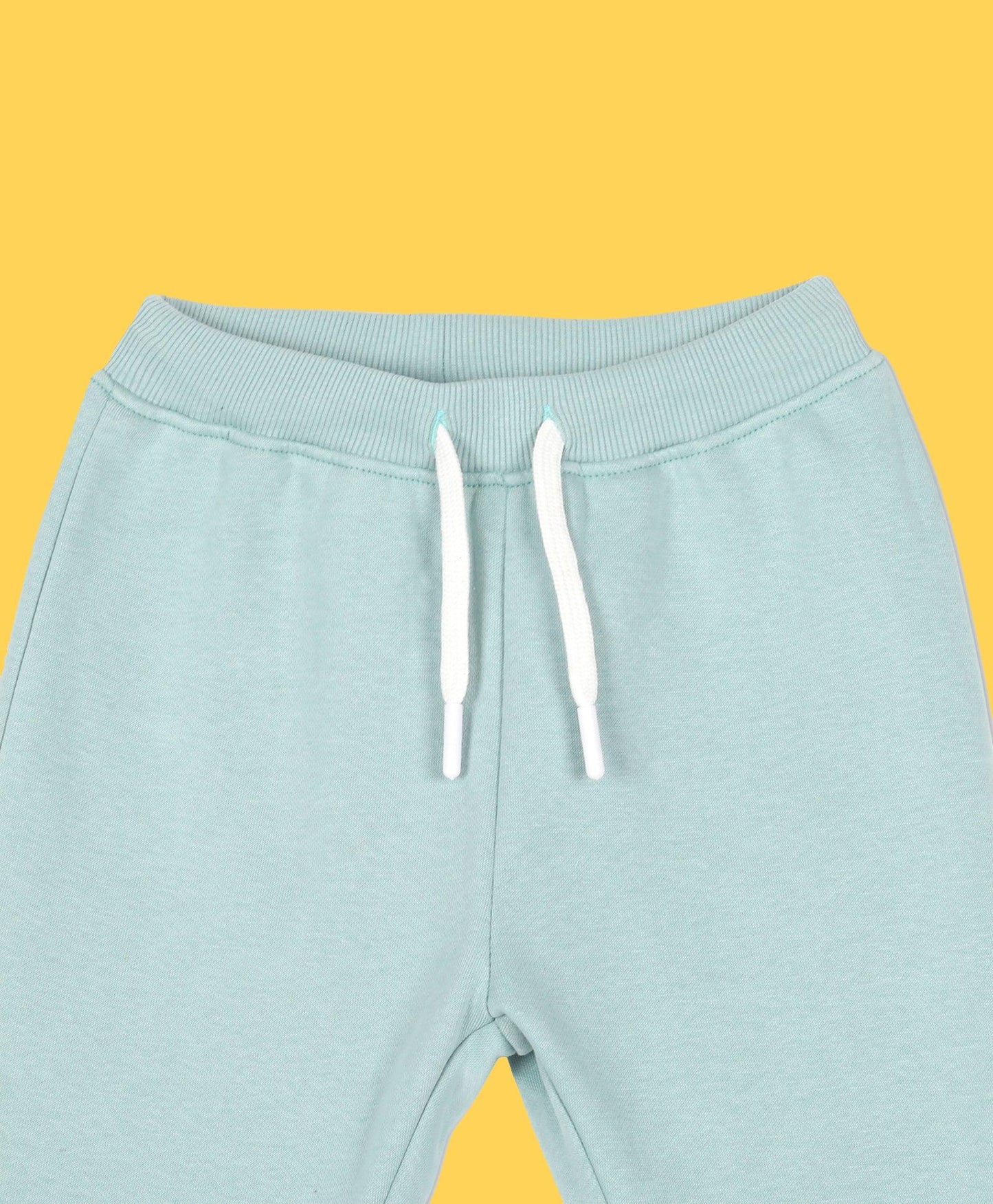 OIL GREEN TERRY JOGGER - GREEN
