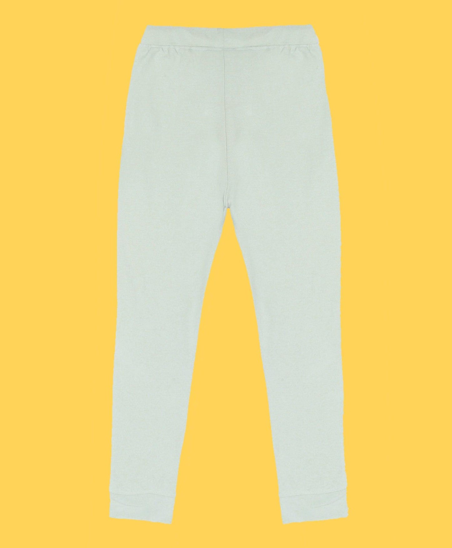 OIL GREEN TERRY JOGGER - GREEN