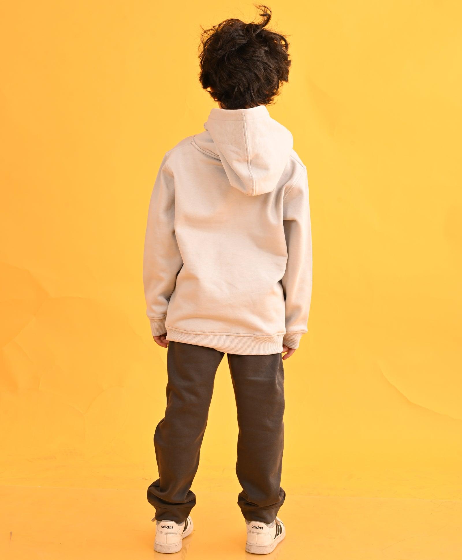 LIGHT GREY TMR HOODIE DARK GREY FLEECE JOGGER SET - LIGHT GREY / DARK GREY - Anthrilo