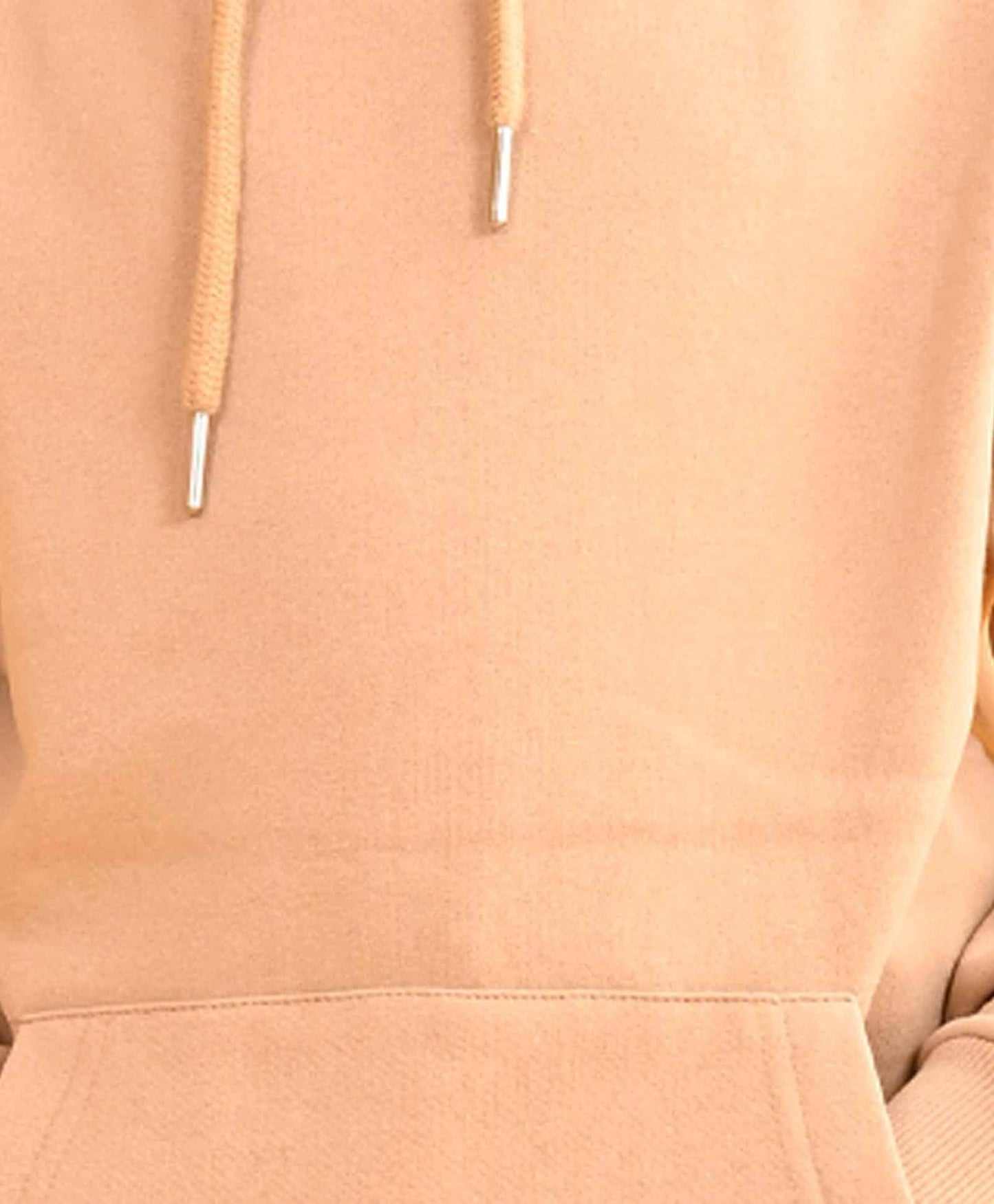 BEIGE HUMMO HOODIE GREY FLEECE JOGGER SET - BEIGE / GREY
