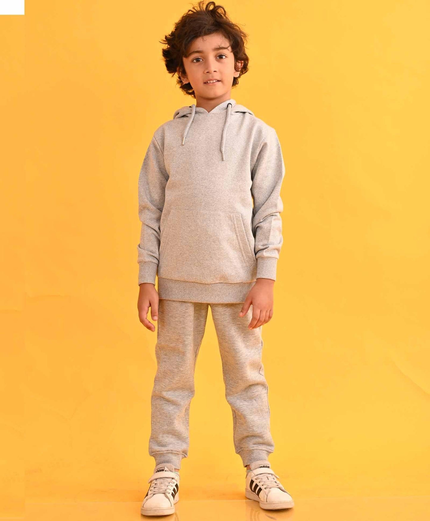 GREY HUMMO FLEECE HOODIE JOGGER SET - GREY
