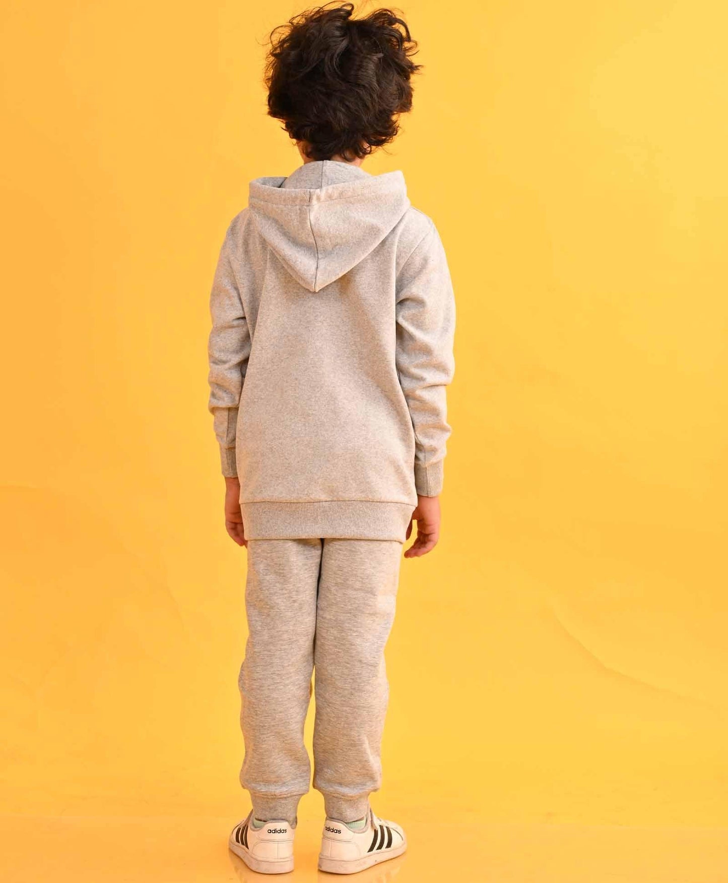 GREY HUMMO FLEECE HOODIE JOGGER SET - GREY