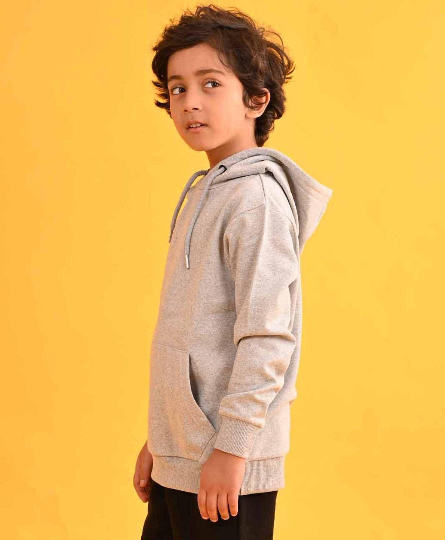 GREY HUMMO FLEECE HOODIE - GREY