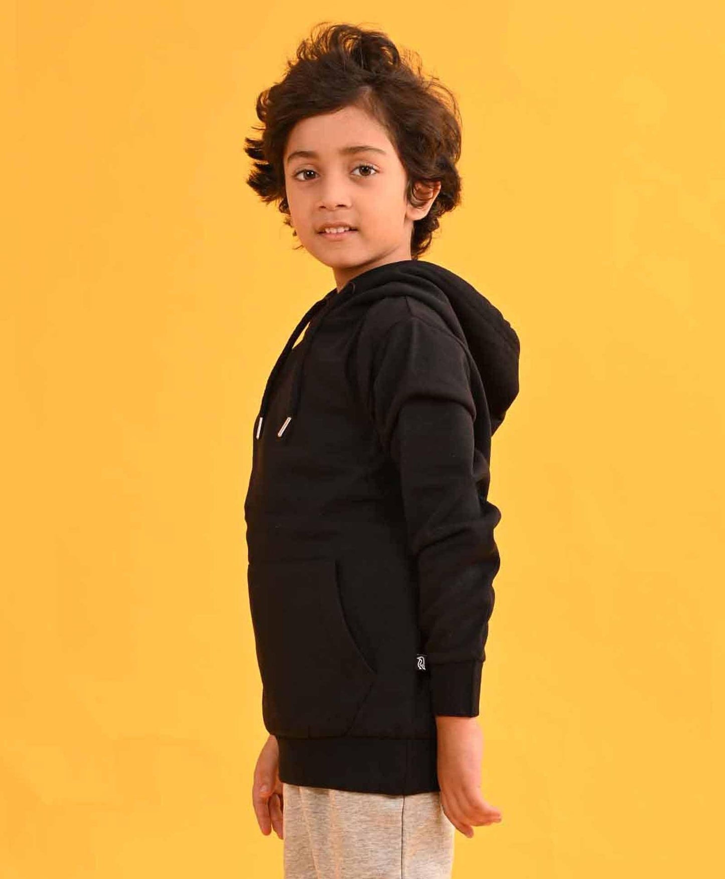 BLACK HUMMO FLEECE HOODIE - BLACK