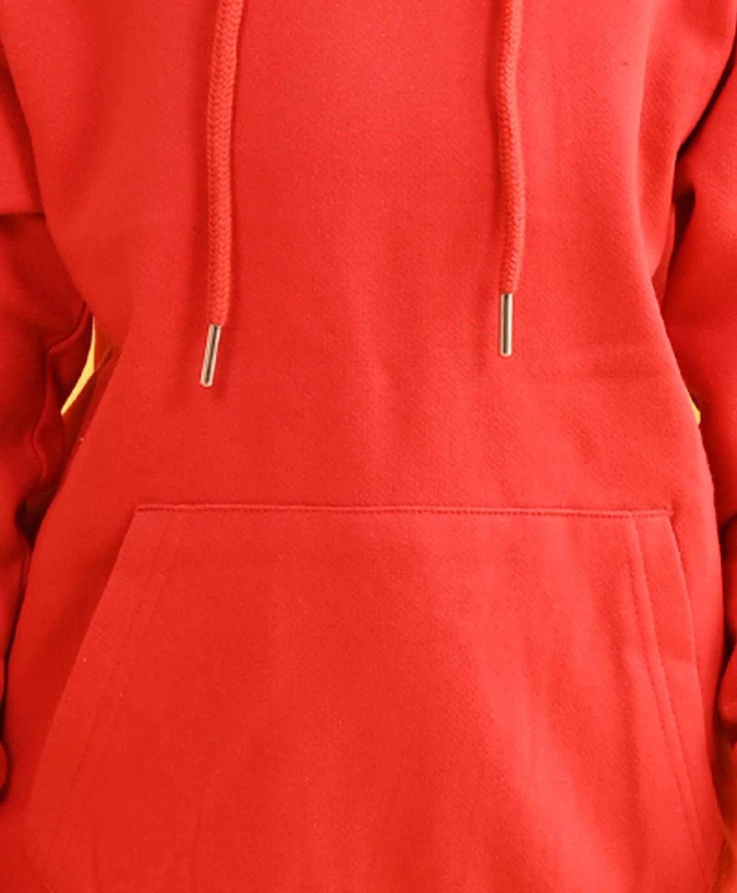 RED HUMMO FLEECE HOODIE - RED