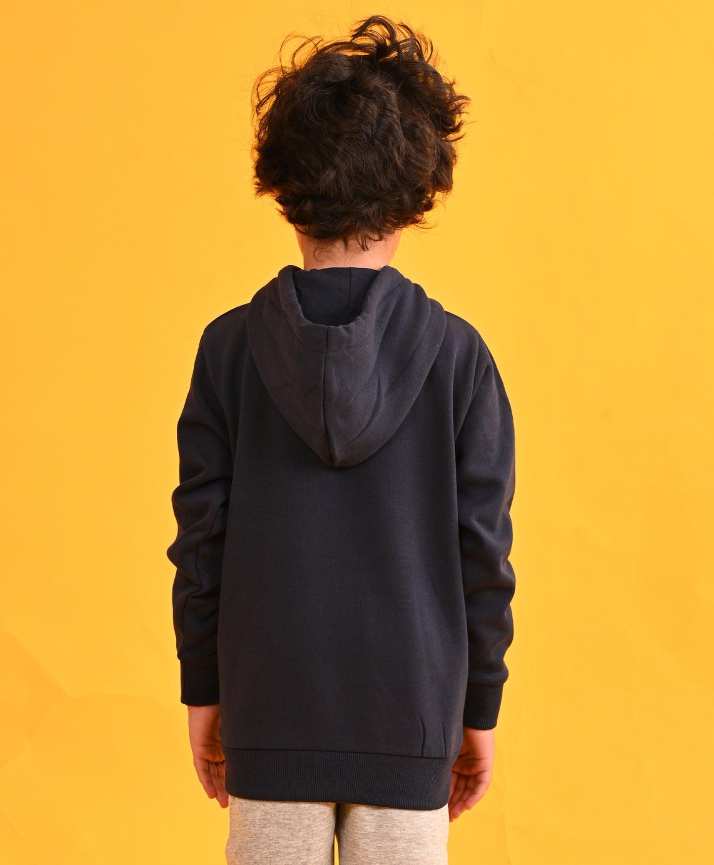 NAVY HUMMO FLEECE HOODIE - NAVY