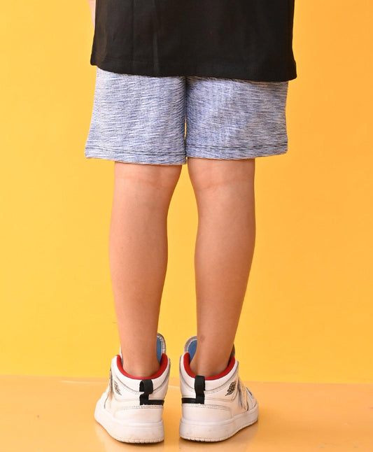 SKY QUILTED BOYS SHORTS - SKY