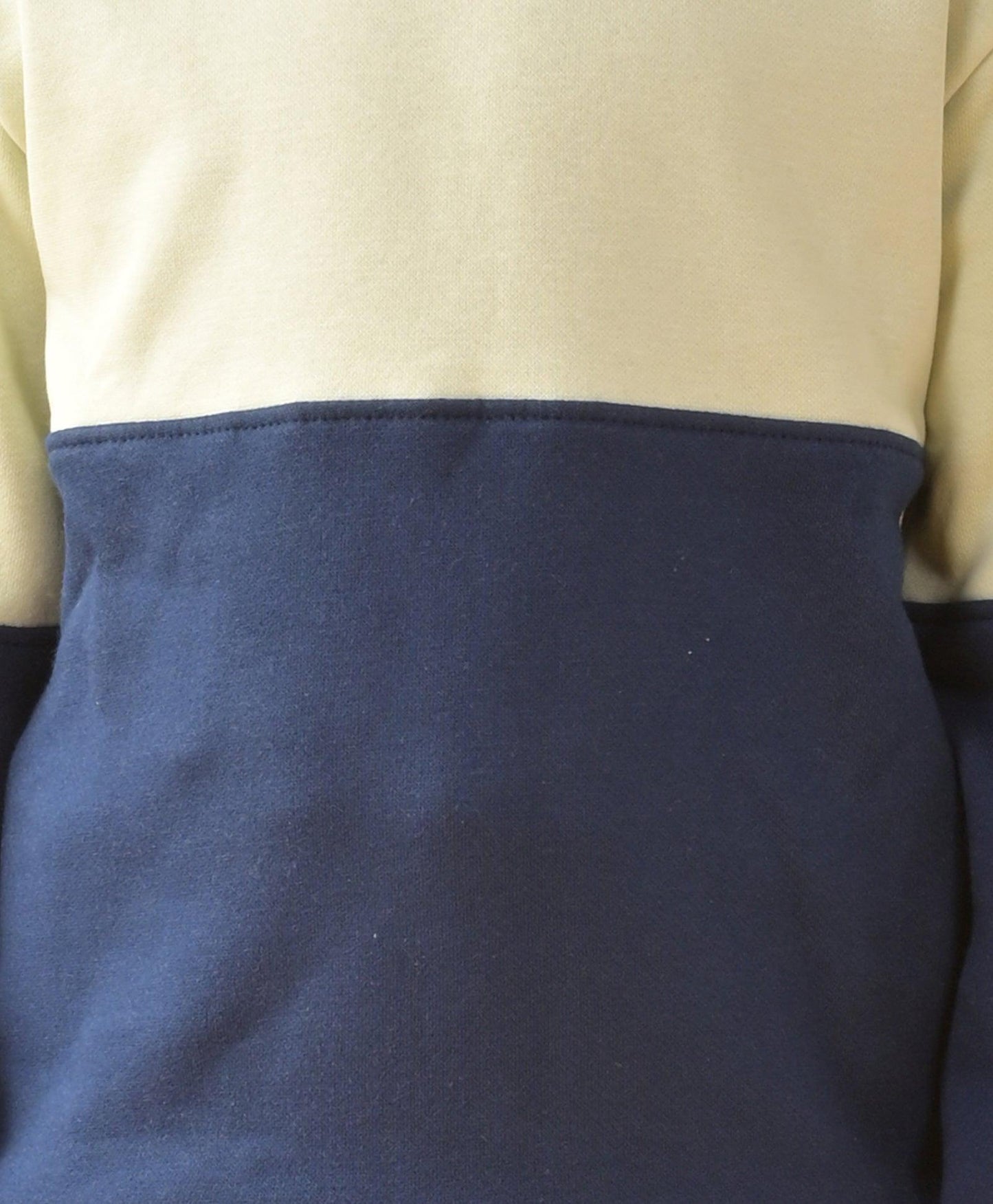 NAVY ALOE WASH COLOR BLOCK SWEATSHIRT - NAVY - Anthrilo